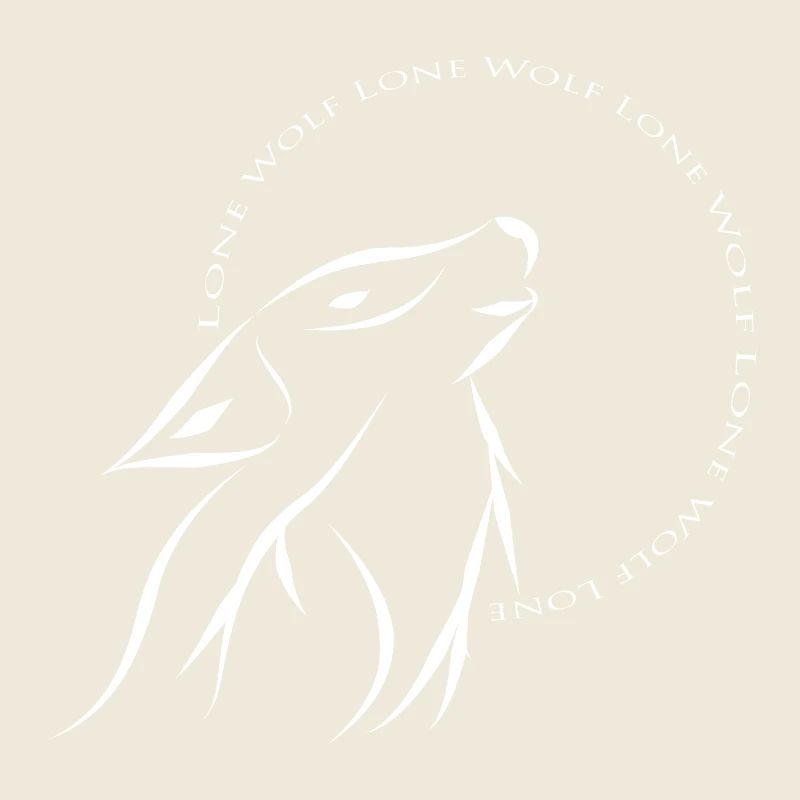 Lone wolf white