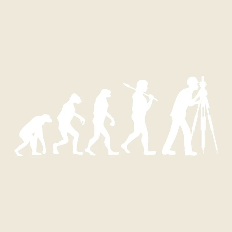 Evolution engineer surveying gift profession