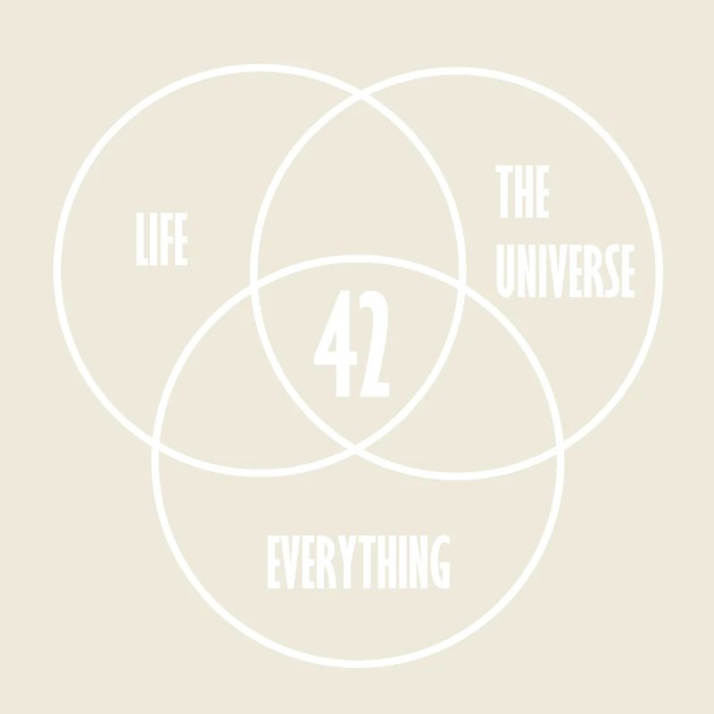 42 - La réponse ultime! Cool, idée drôle