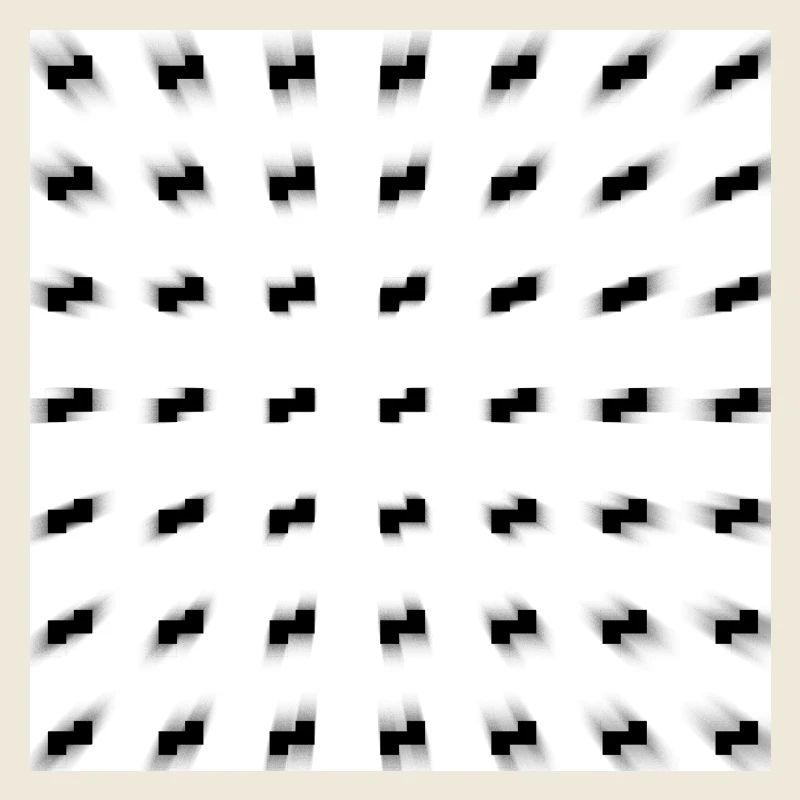 Schwarzweiß Rastersturm