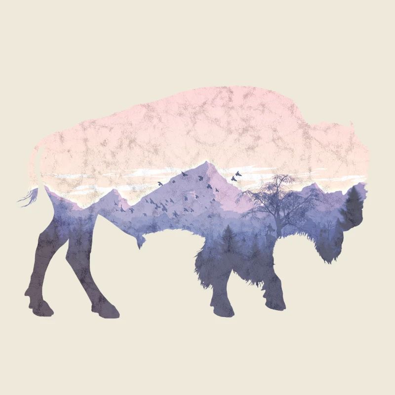 Bison utilisé look