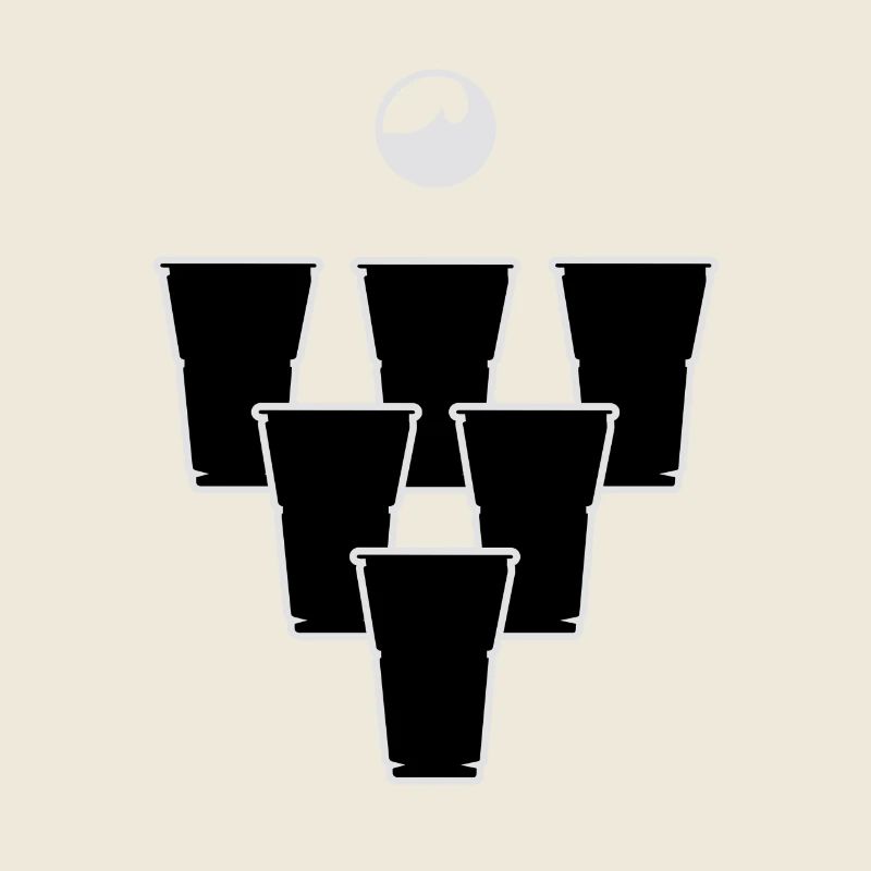 Beerpong pyramid