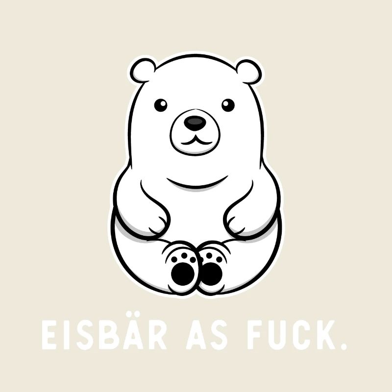 Cooler Eisbär Geschenk