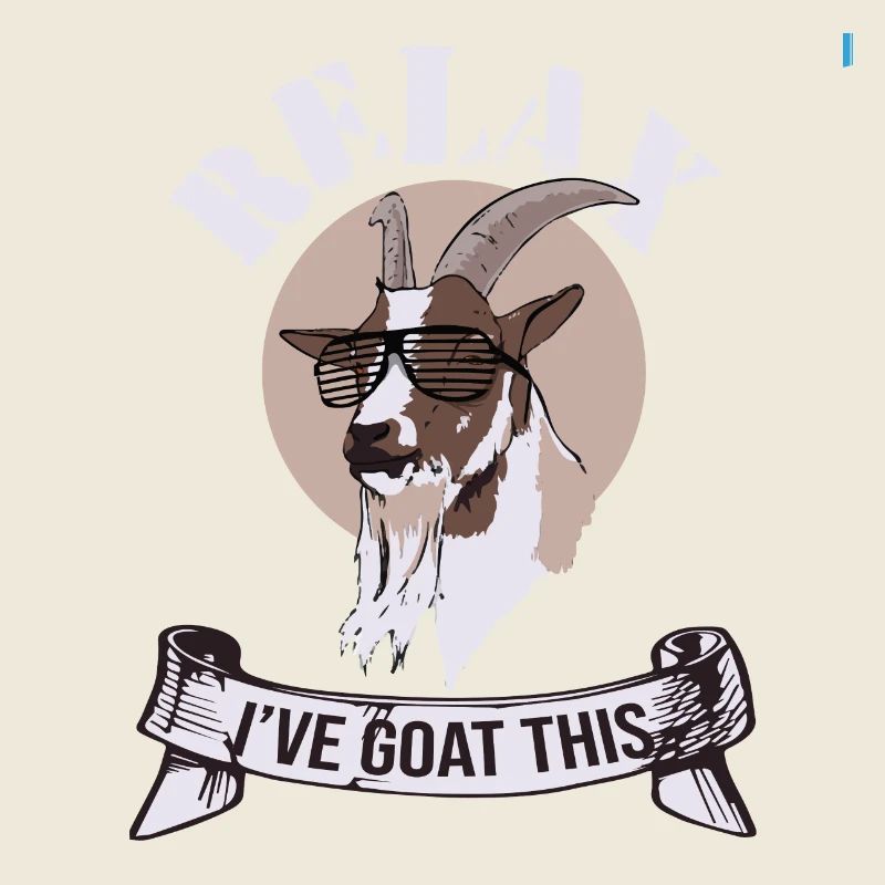 Relax I've Goat This Bock Goat Sunglasses