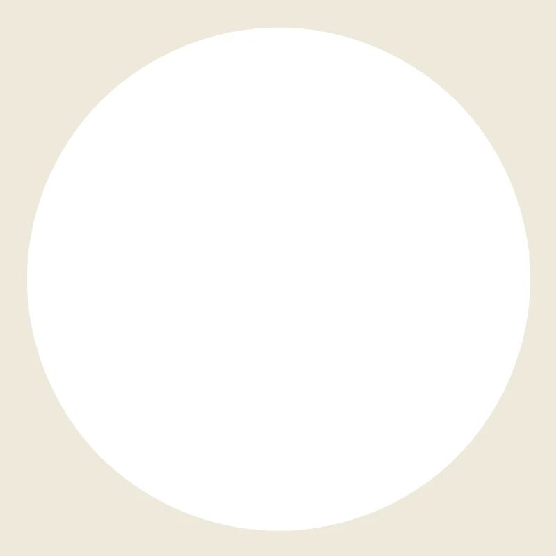 Great White Circle Minimalism