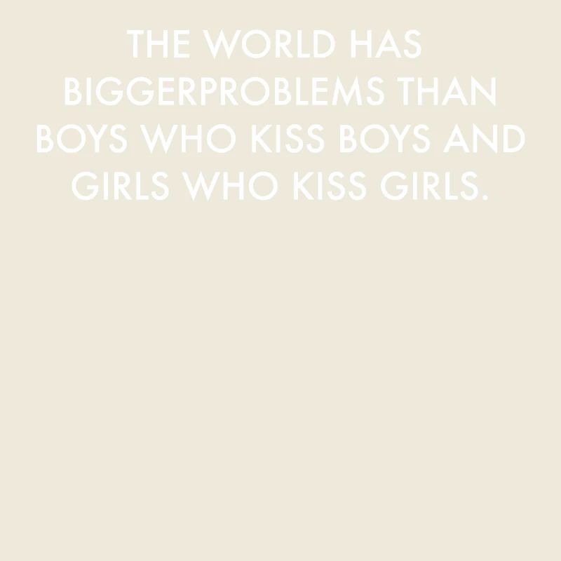 Le monde a de plus gros problèmes que ..