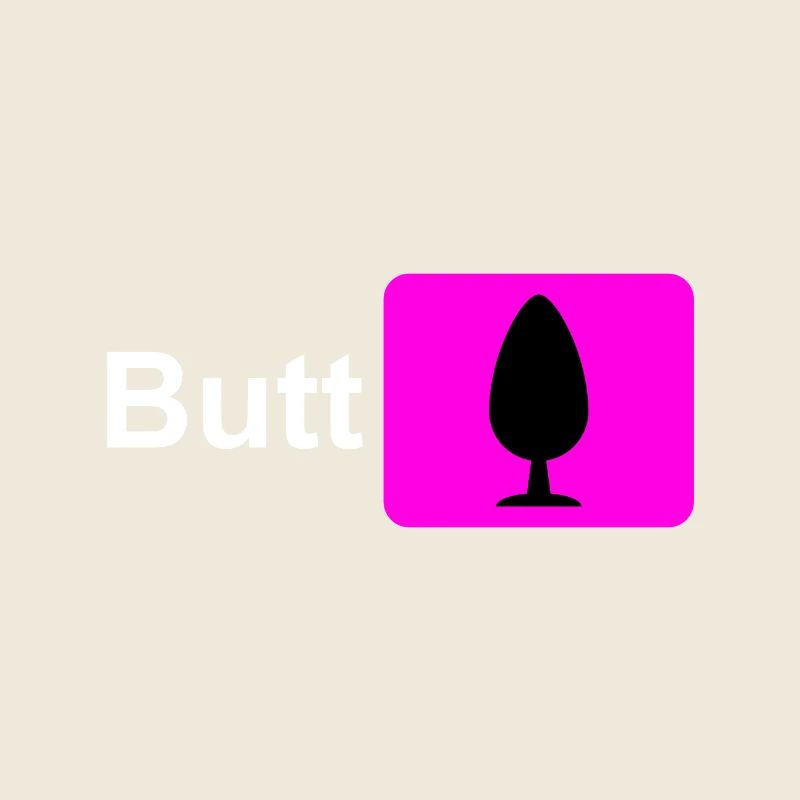 Butt Plug Symbol Pink