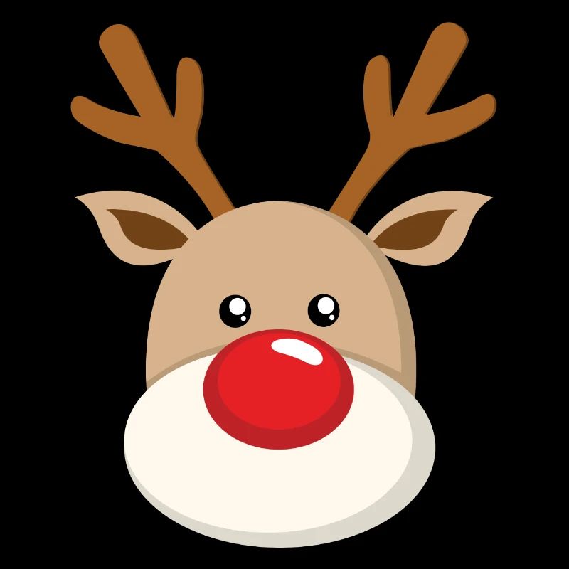 Doux Renne Nez rouge Nez Noël