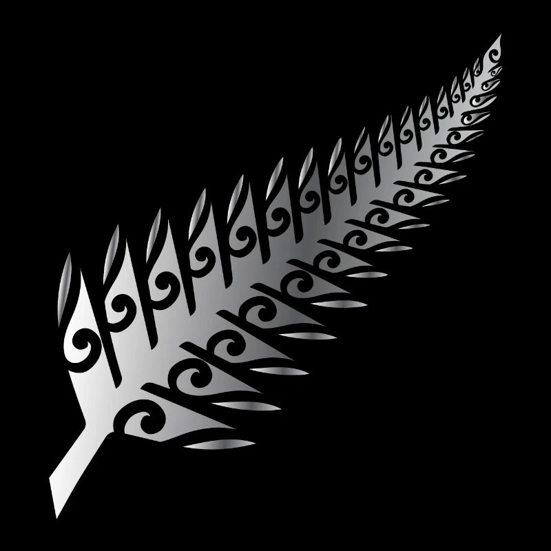 Silberfarn Neuseeland Maori Stil - Geschenkidee