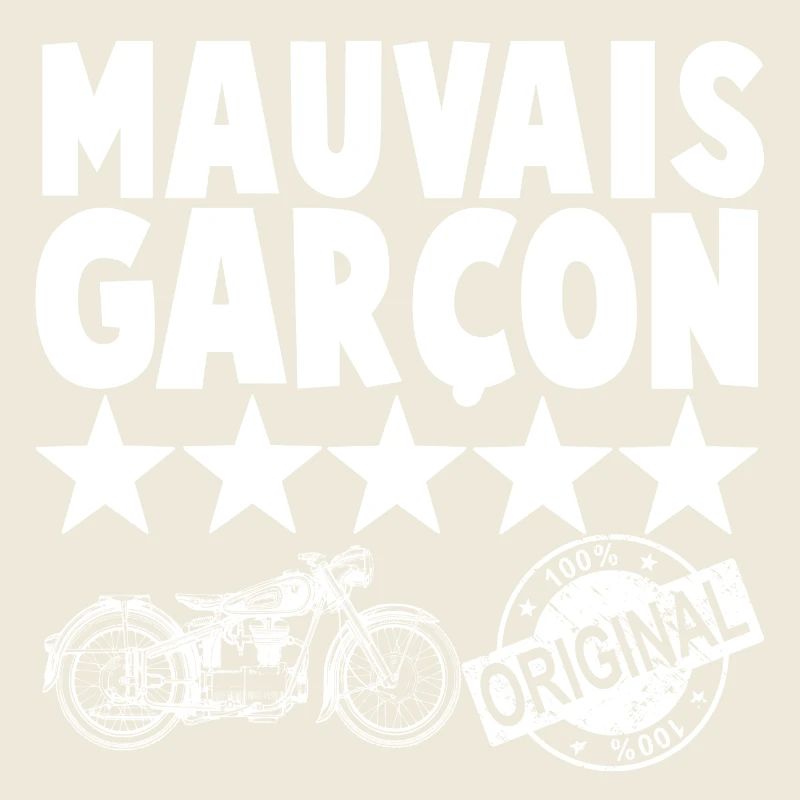 Vélo Moto Vintage Garçon Original