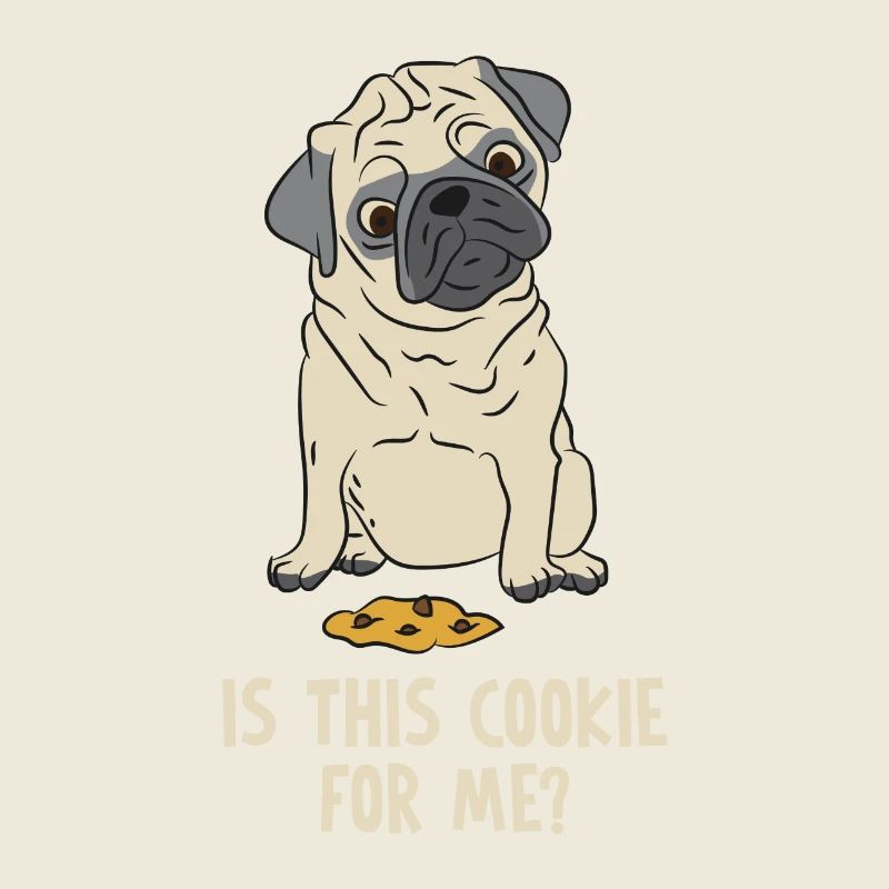 Hund Keks Cookie Mops Geschenk
