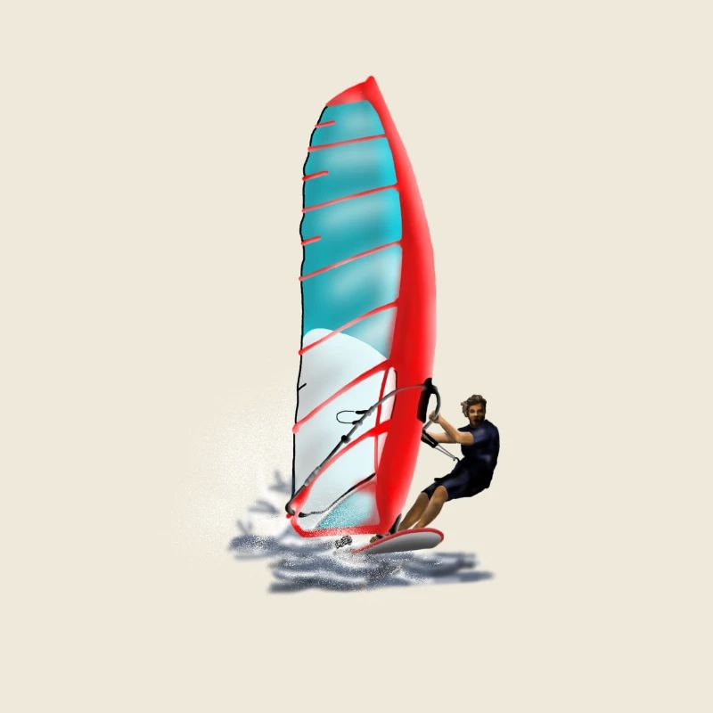 windsurfing