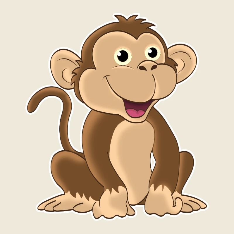 Lustiger Affe