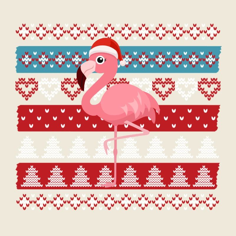 Flamant de Noël laid