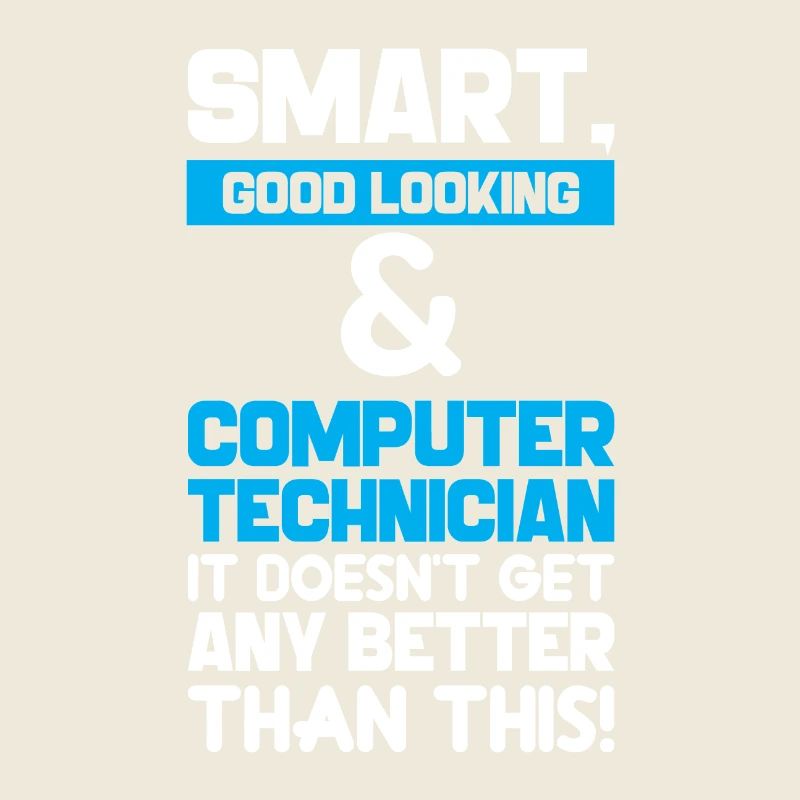 Smart Good Looking Computer Technician