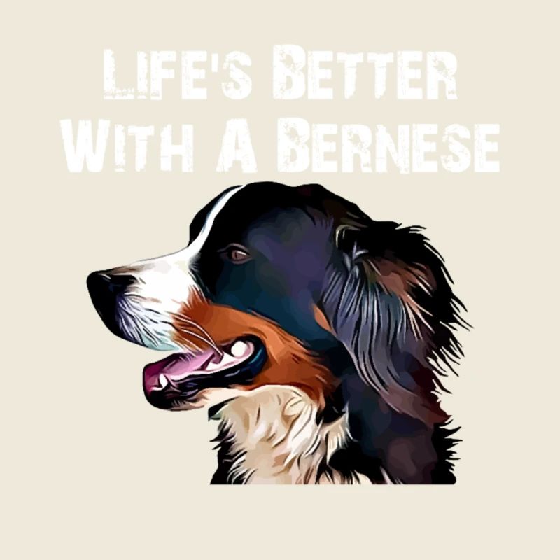 Mit einem Berner Sennenhund ist das Leben besser