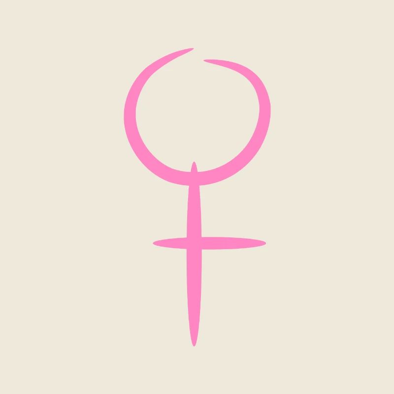 Venusssymbol Frau Mädchen Venus Symbol Geschenk