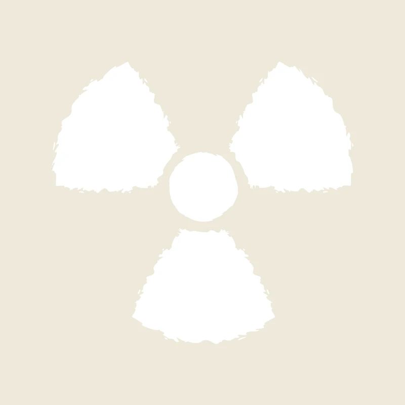 Nuklear Symbol Zeichen