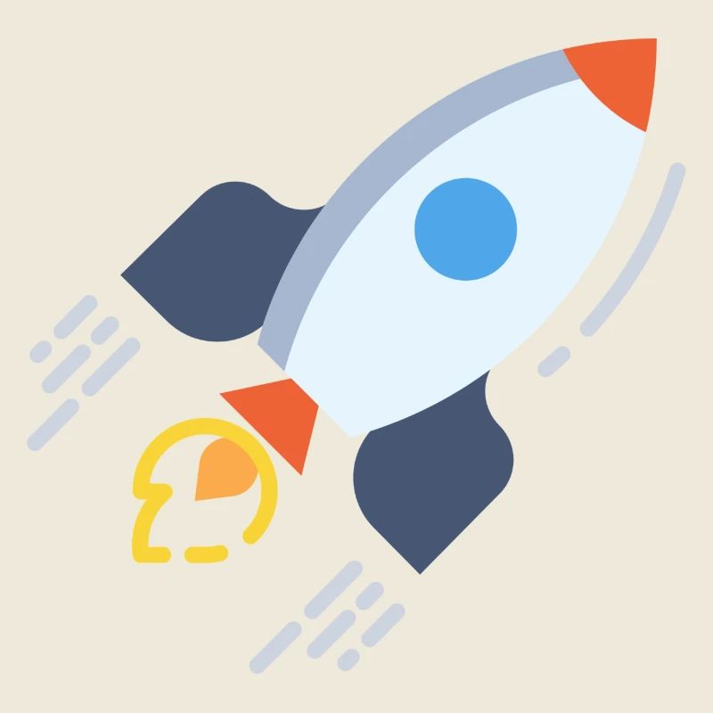 Fliegende Rakete Raumschiff. Geschenk