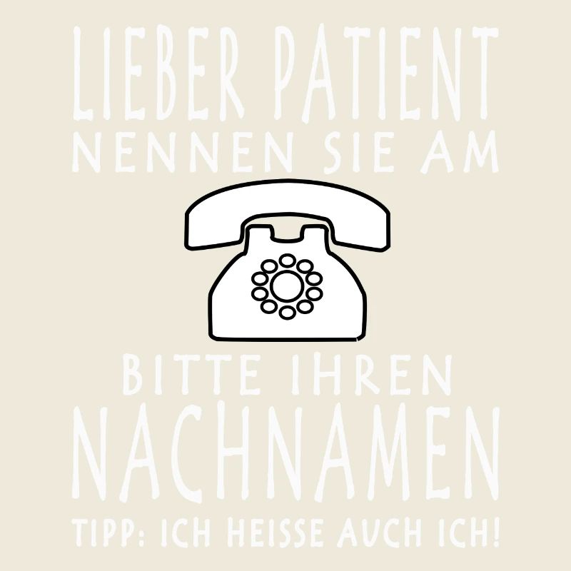 Arzt Arzthelferin Patient Internist Geschenk Witz