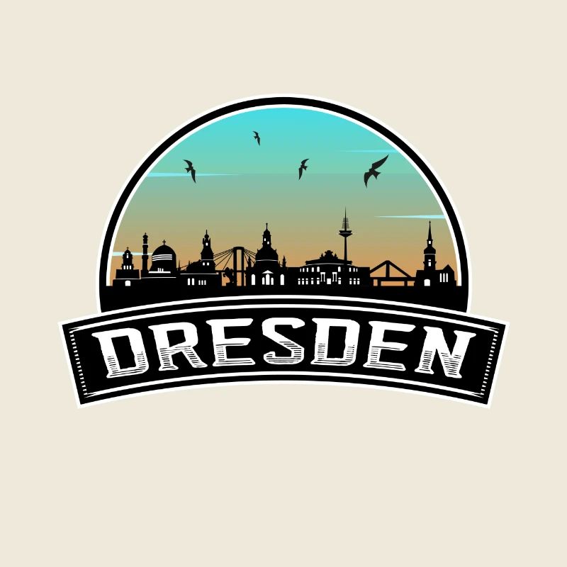 Dresden Germany Skyline German Souvenir