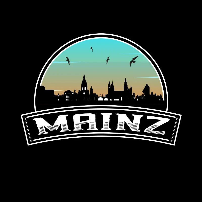 Mainz Germany Skyline German Souvenir