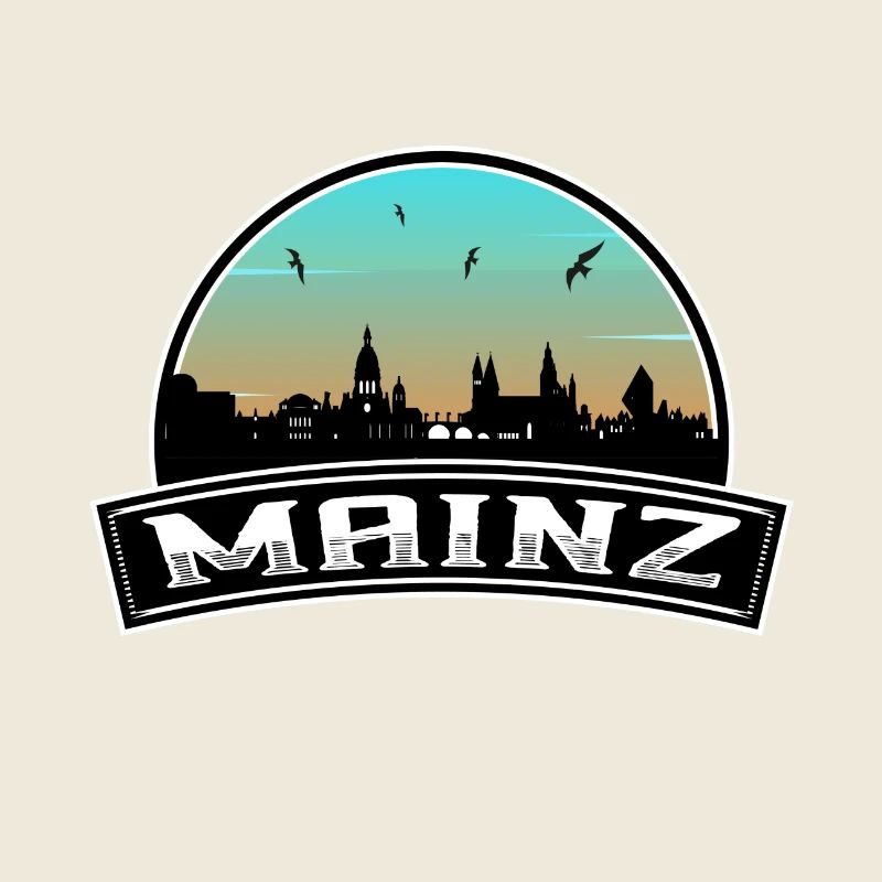 Mainz Germany Skyline German Souvenir