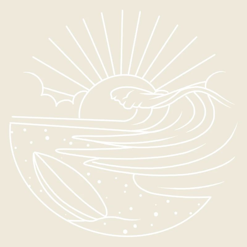 Planche de surf Soleil Vagues