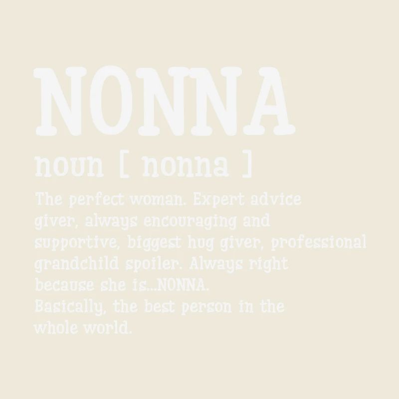 Nonna Defination Muttertag