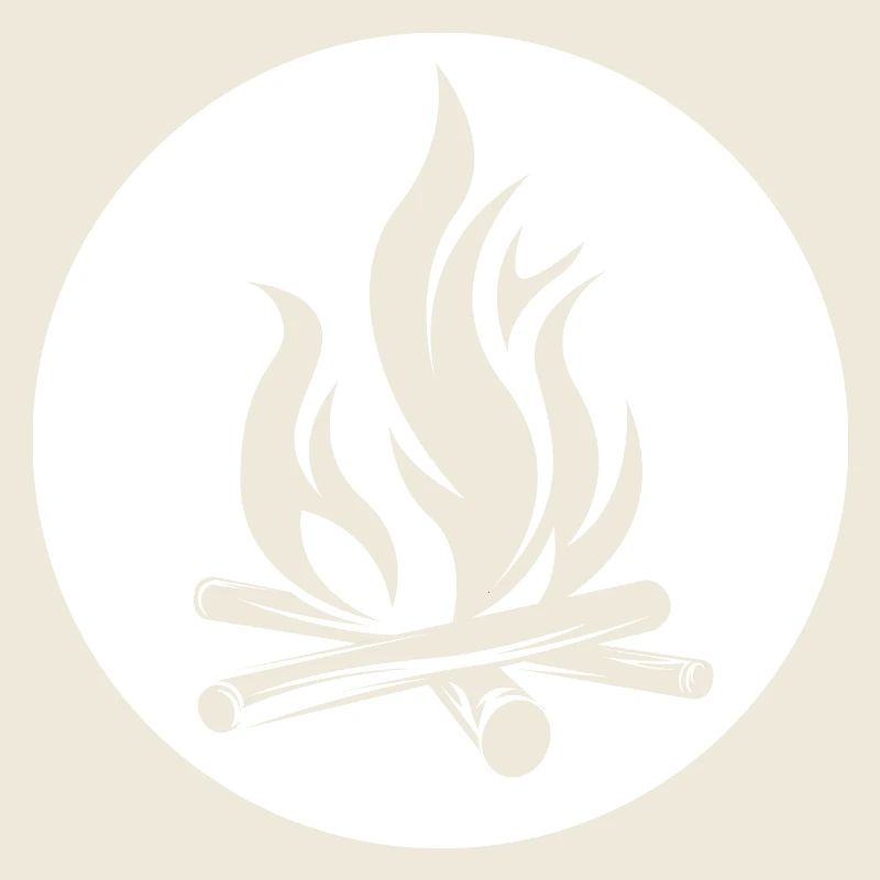 logo icon icon campfire nature outdoor graphic
