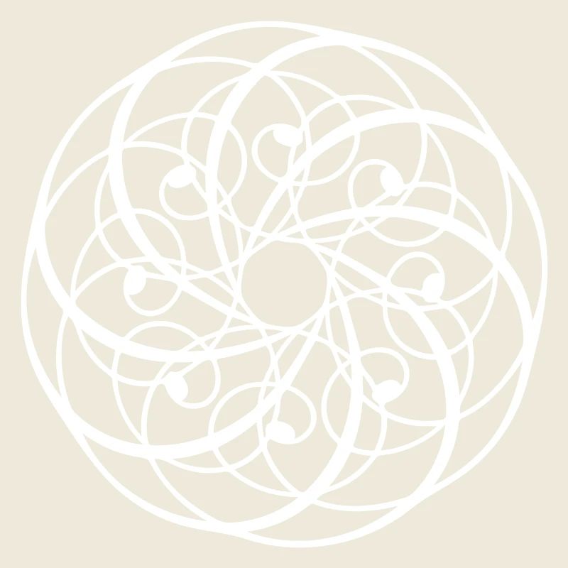Forme de cercle vectoriel Mandala