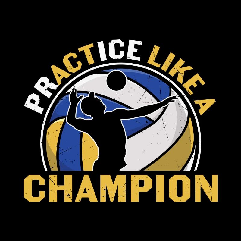 PrACTice comme un champion de volleyball