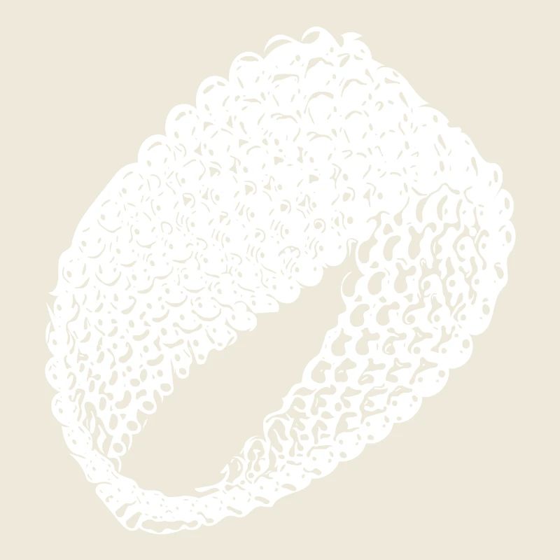 Geometric vintage Möbius loop flat surface