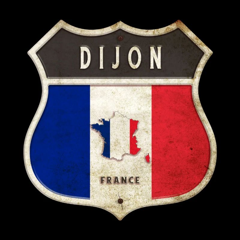 Dijon Frankreich Wappen Flaggen Design