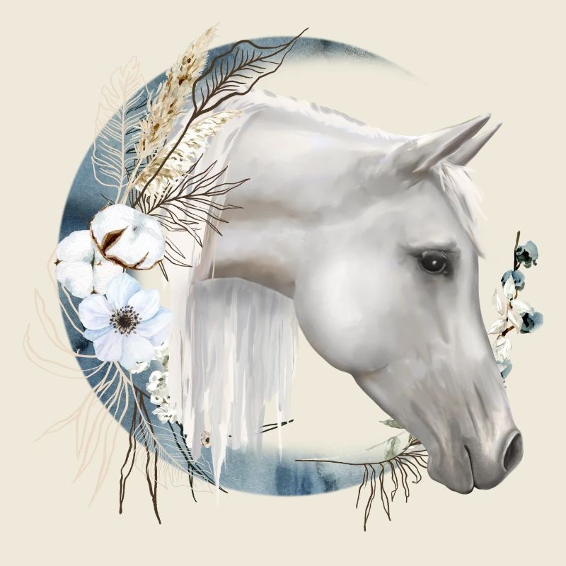 Pferdemotiv Boho