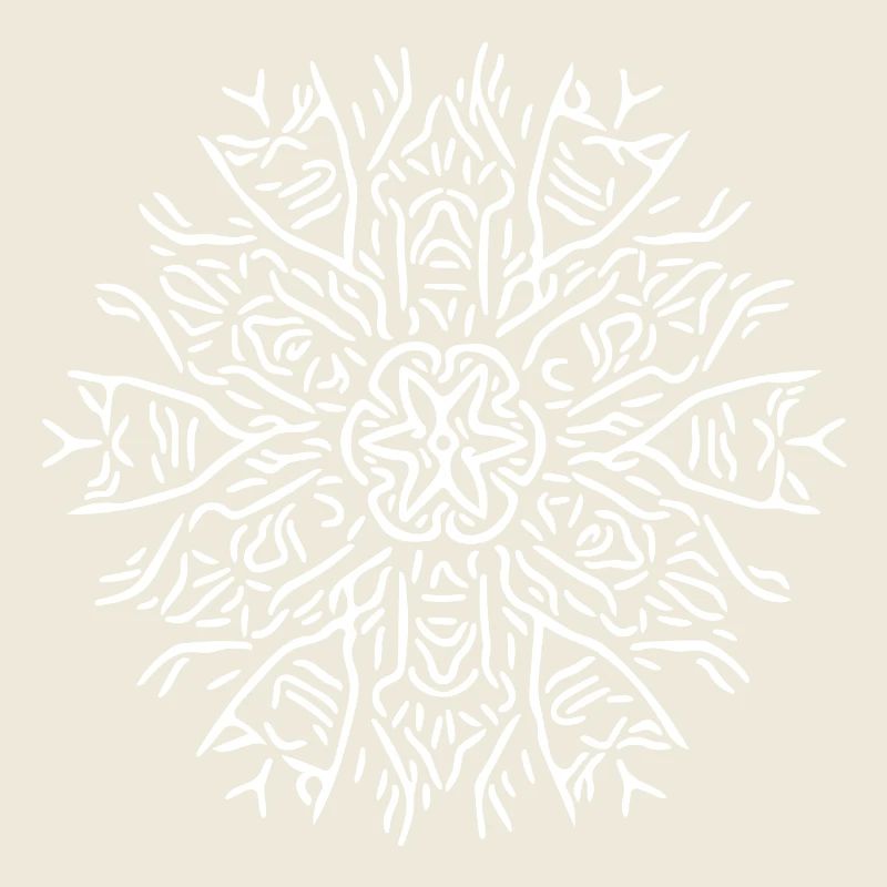 Mandala Flower Lines Abstract Shape Pattern