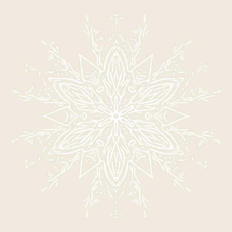 Mandala Flower Pattern Lines Forme abstraite