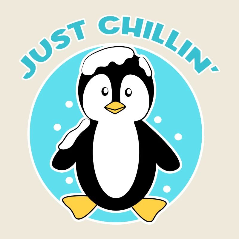 Déclaration de pingouin Ice Cold Bird Snow Animal