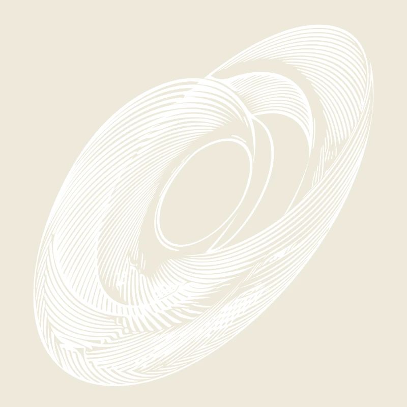 Lignes de points de suspension du cercle géométrique