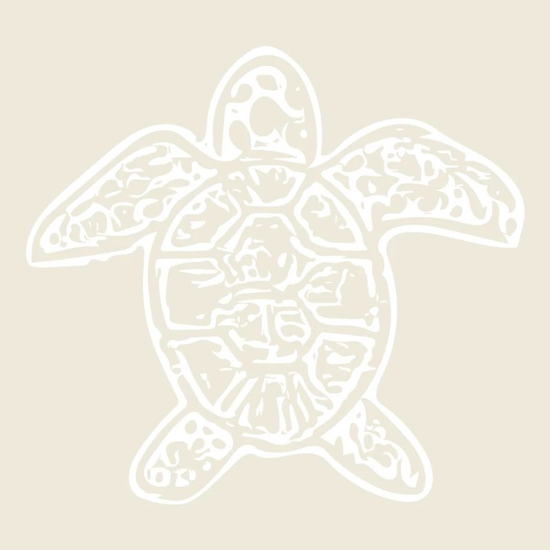 Vintage abstract turtle