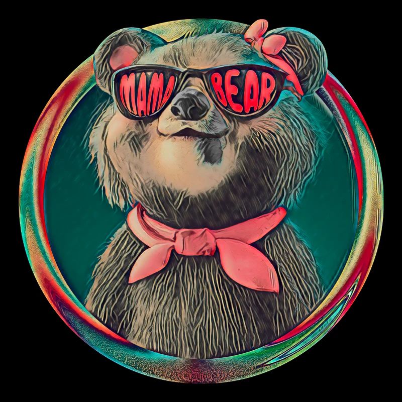 Mama Bär Mutter Frau Geschenk Eltern