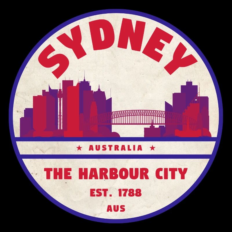 Sydney Skyline Badge