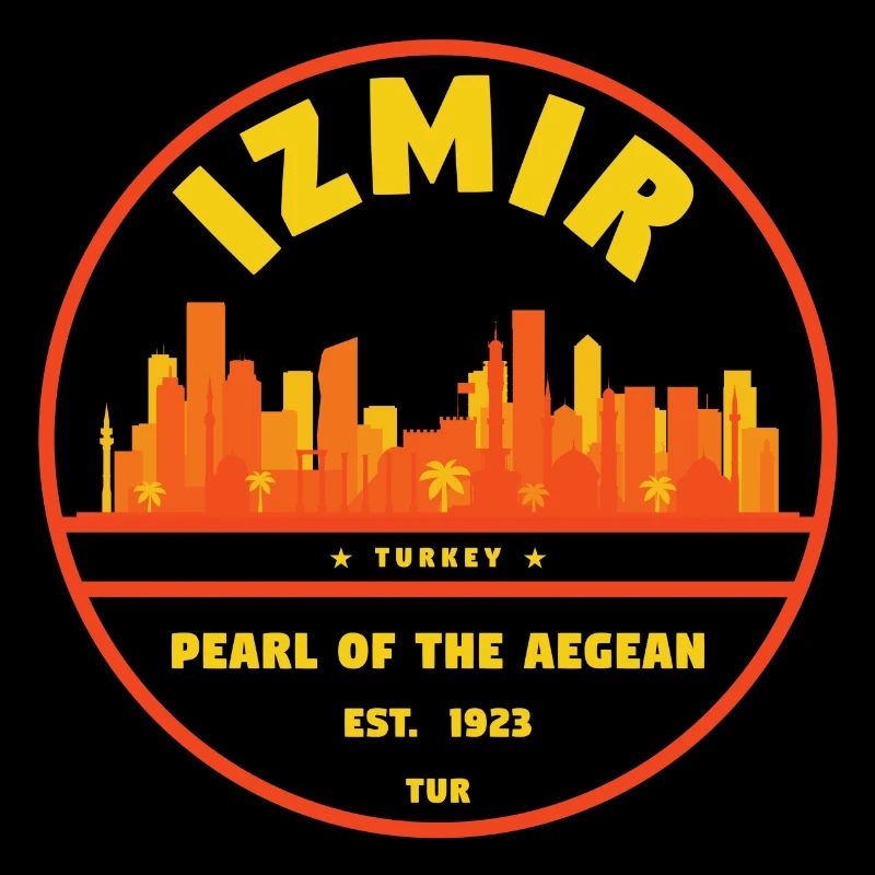 Insigne de la Skyline d’Izmir – Perle de la mer Égée