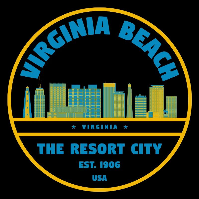 Virginia Beach Skyline Logo