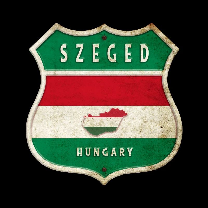 Design du drapeau de la Hongrie de Szeged