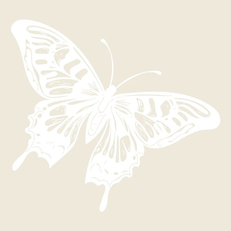 Elegant Vintage Tattoo Butterfly