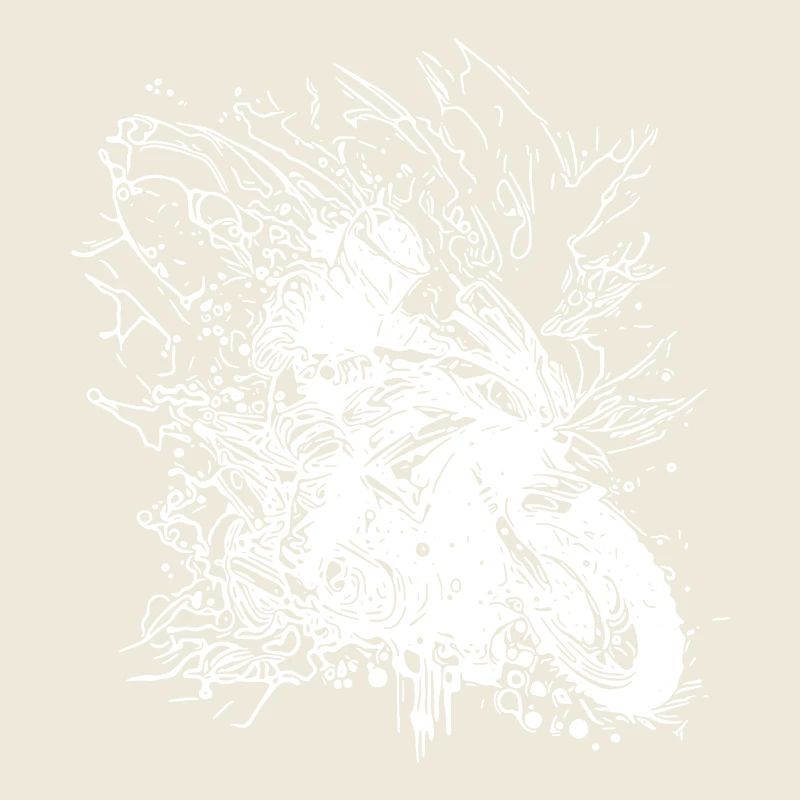 Terrain Splash Wave Motorcycling Motorcycle Style