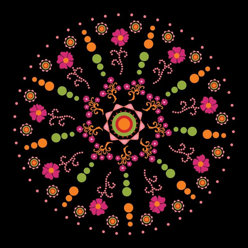 Mandala spring colorful