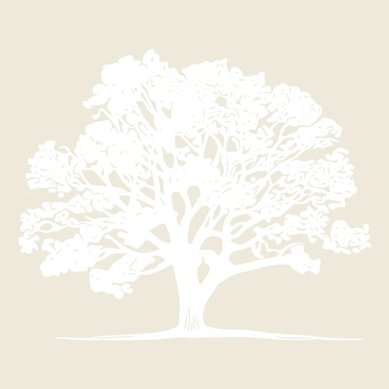 Schöner Baum auf dem Feld im Horizont