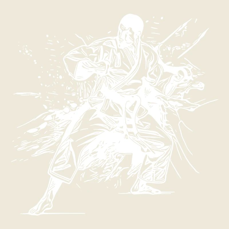 Tattoo Karate Style Sparring Partner Kampf Technik